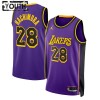 Dres Los Angeles Lakers Rui Hachimura 28 Jordan 2022-23 Statement Edition Ljubičasta Swingman - Dječji